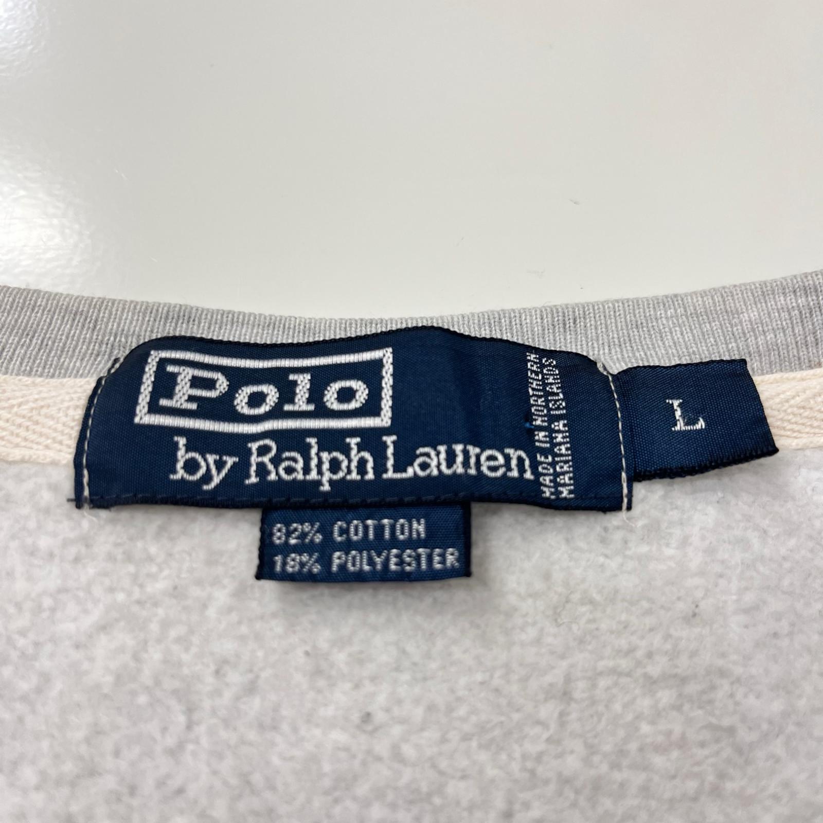スウェット POLO RALPH LAUREN ポニー刺繍 スウェット L グレー L グレー