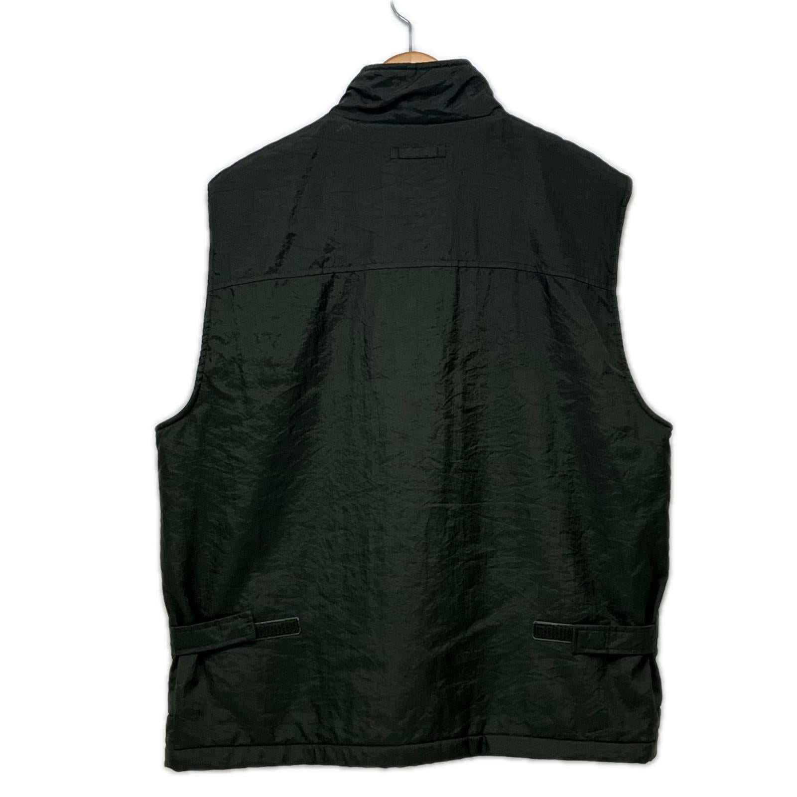 ジャケット GAP 90-00s 裏フリース ナイロンフィッシングベスト L グリーン L