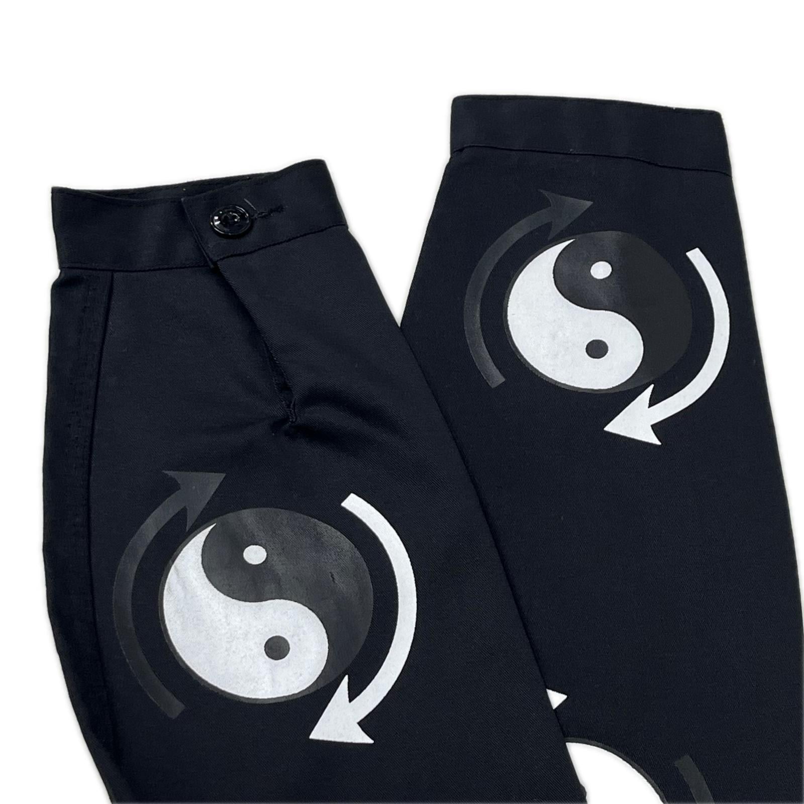 ジャケット Dickies RECHARD リメイク 陰陽デザイン ジップジャケット MR ブラック ブラック
