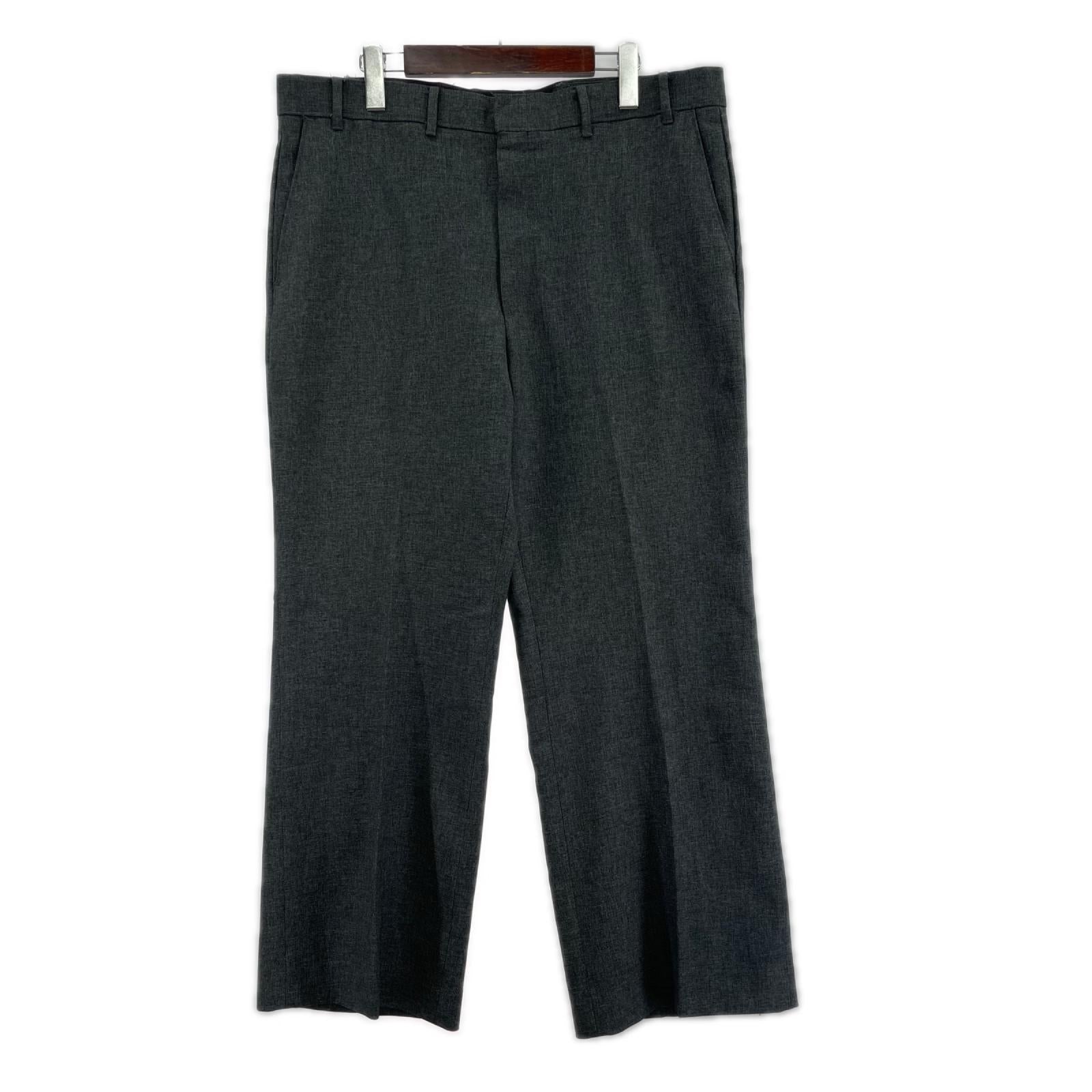 パンツ 80s TALONジップ アクションスラックス チャコール グレー
