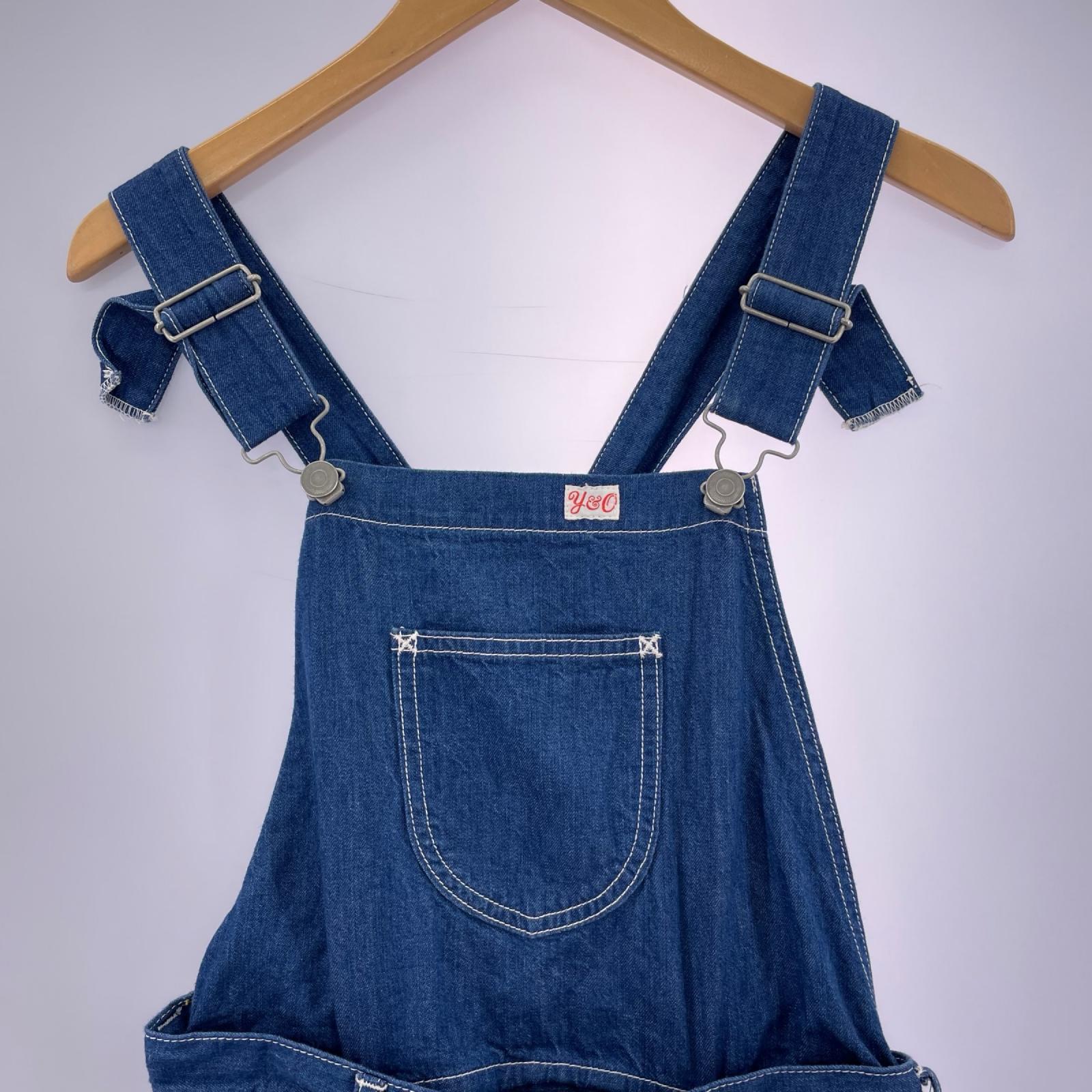 オーバーオール YOUNG&OLSEN デニム 青 (1) 1 ブルー