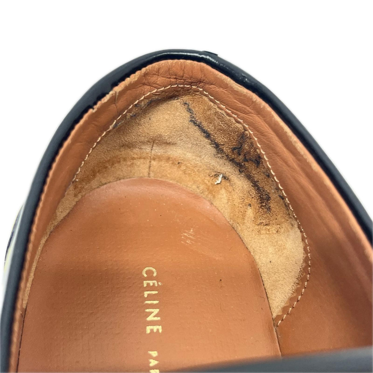 プラットフォーム 厚底レザーローファー (37)