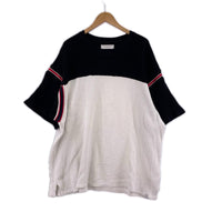 半袖Tシャツ サーマルカットソー 白黒 (00)
