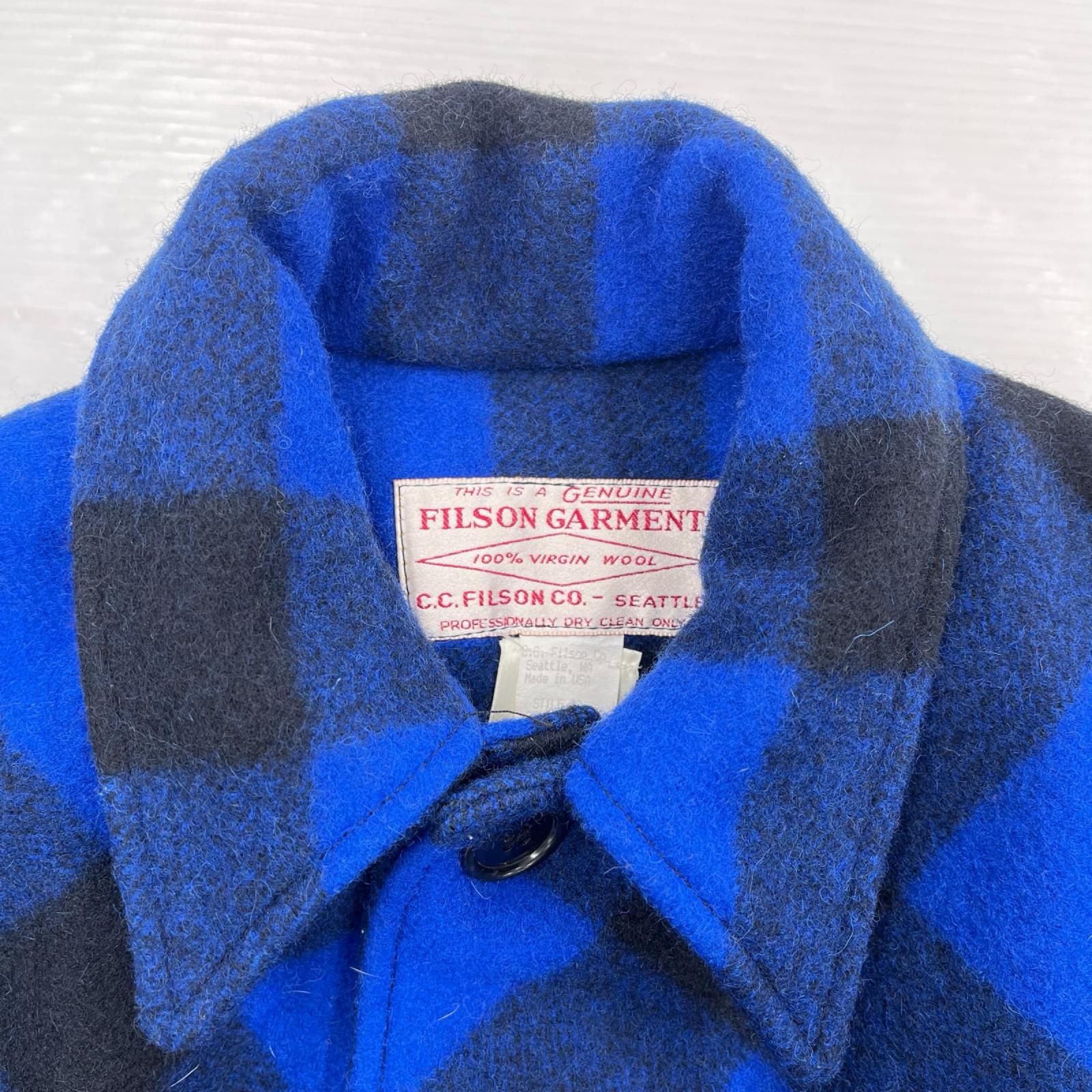 ジャケット filson garment ダブルマッキーノ クルーザージャケット(36) 36 ブルー