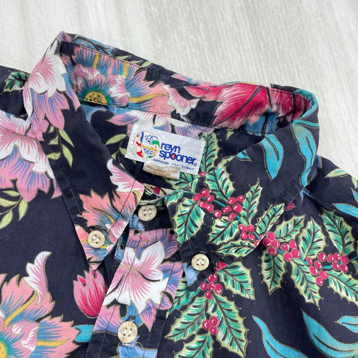 半袖シャツ 総柄プルオーバーシャツ 総柄 SIZE:M M