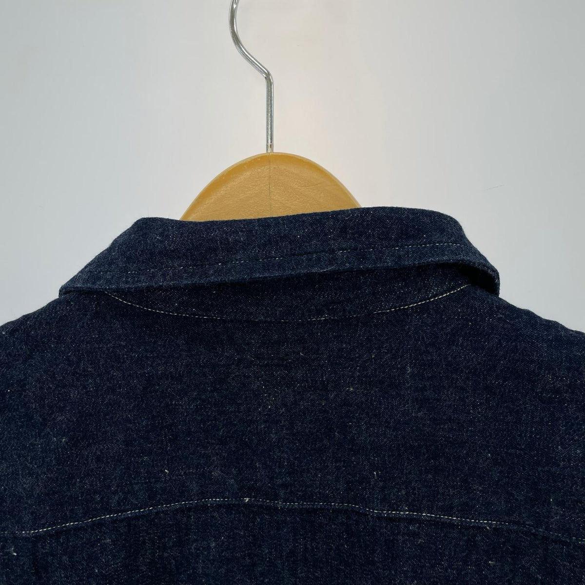 長袖シャツ 1930s WPA ONE POCKET PULLOVER SHIRT 42 ネイビー