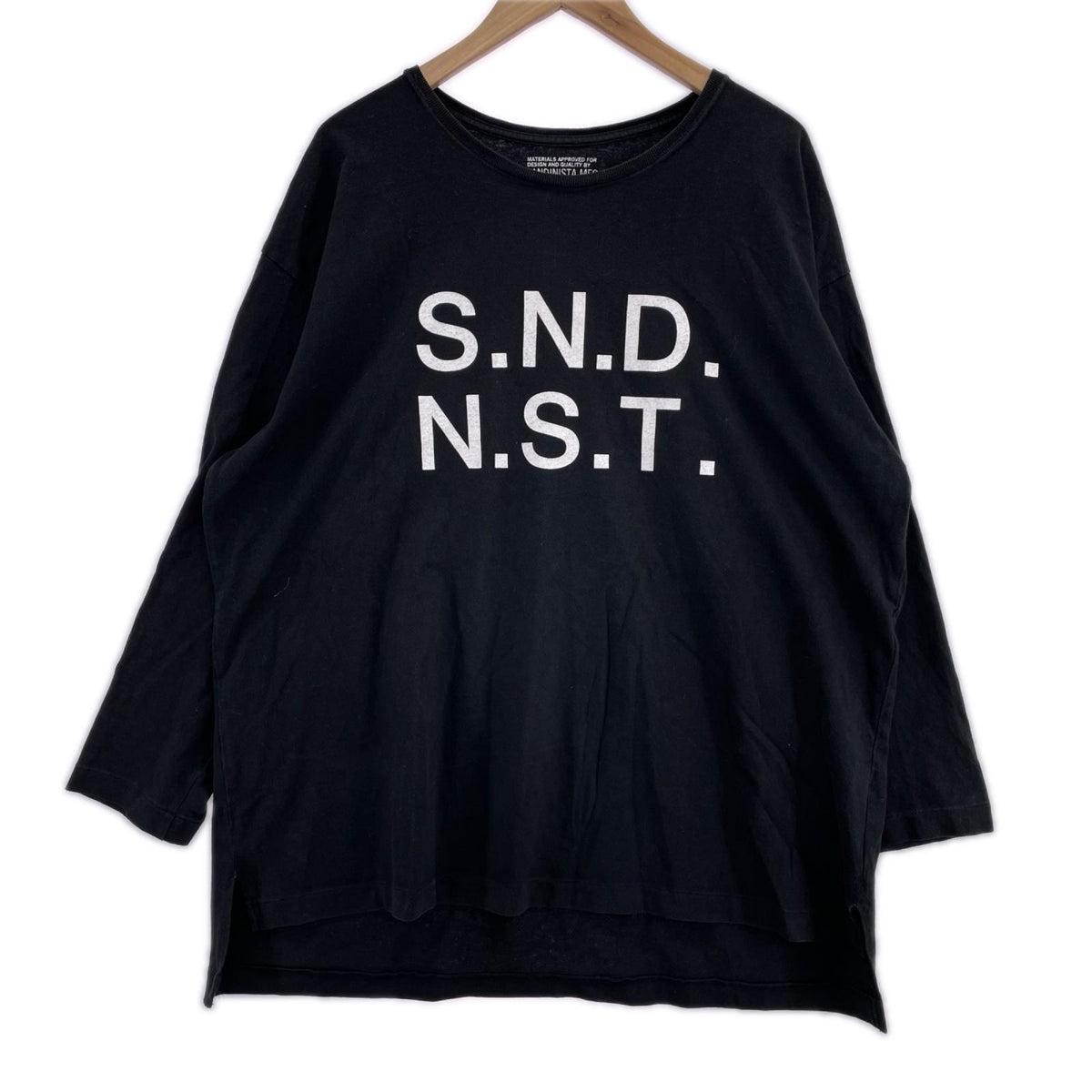 長袖Tシャツ "S.N.D.N.S.T"LS Tee L BLK L ブラック