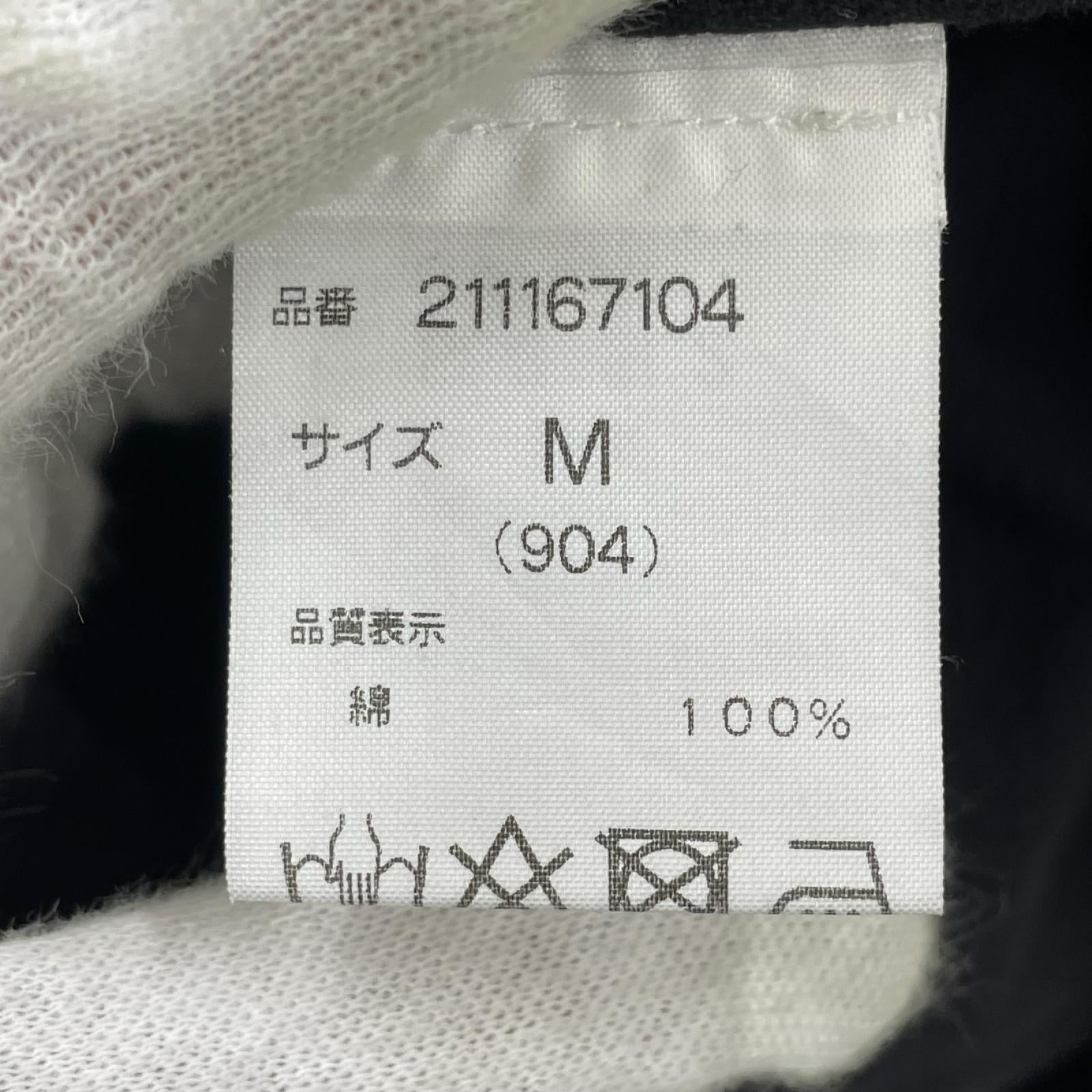 半袖Tシャツ PLAIN ZIP TEE SHIRTS M BLK M