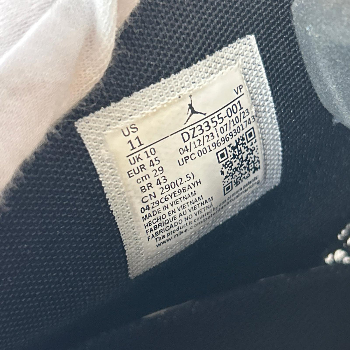 スニーカー Air Jordan XXXVIII Aqua PF 29cm (US11 UK10 1/2 EU48) ブラック
