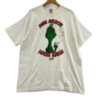 半袖Tシャツ 90s ann arbor hash bash 1997 グリンチ ホワイト