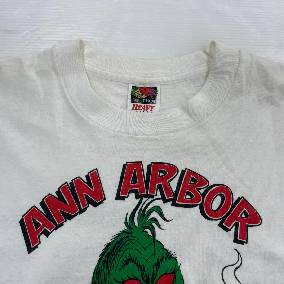 半袖Tシャツ 90s ann arbor hash bash 1997 グリンチ ホワイト