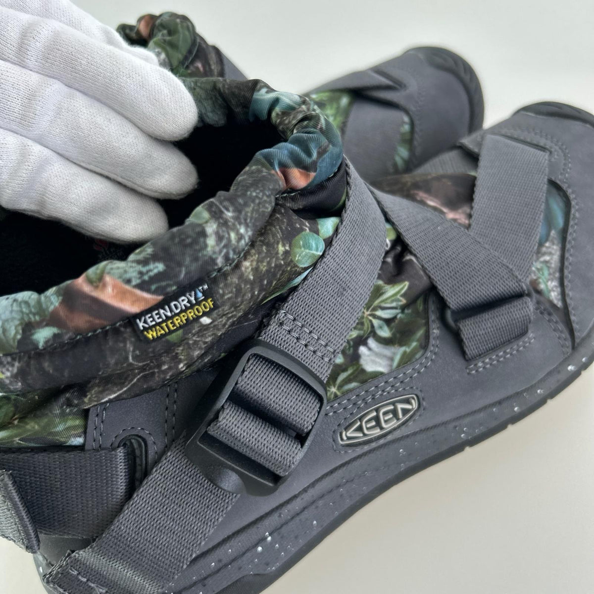 スニーカー HOODZERRA WP YAKUSHIMA FORESTRA CAMO 1026613 25cm (US7 UK6 1/2 EU40) グレー