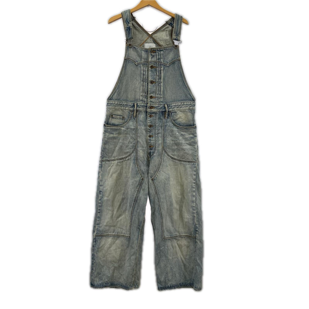 オーバーオール 23ss Faded Overall ブルー