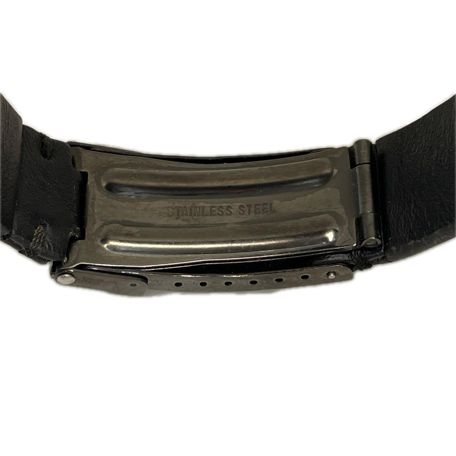 ブレスレット JIL SANDER クラスプ レザーブレスレット ブラック