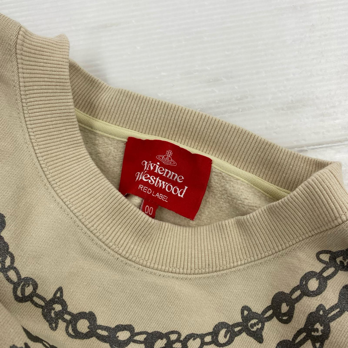スウェット Vivienne Westwood red label オーブプリントオーバーサイズスウェット 00 ベージュ ベージュ