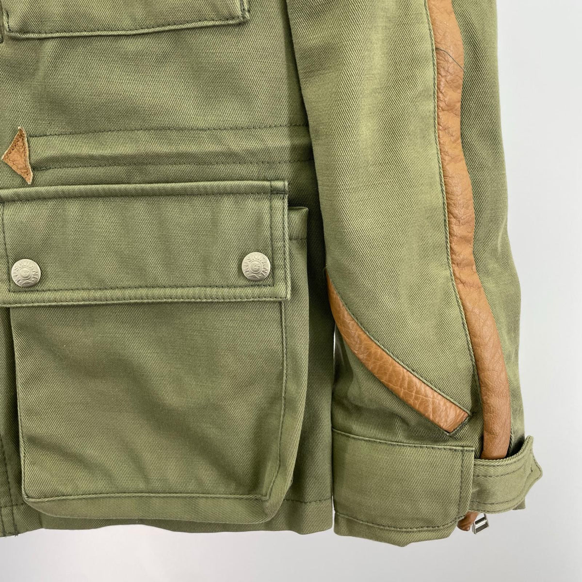 ジャケット KUSHITANI バイカージャケット olive green M M グリーン