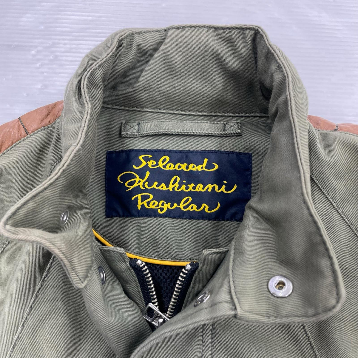 ジャケット KUSHITANI バイカージャケット olive green M M グリーン