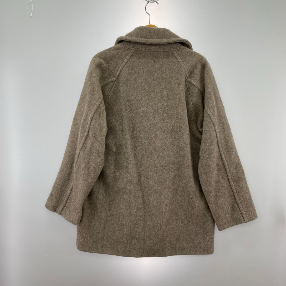 その他アウター 17AW ヤクウール ショールカラーコート S