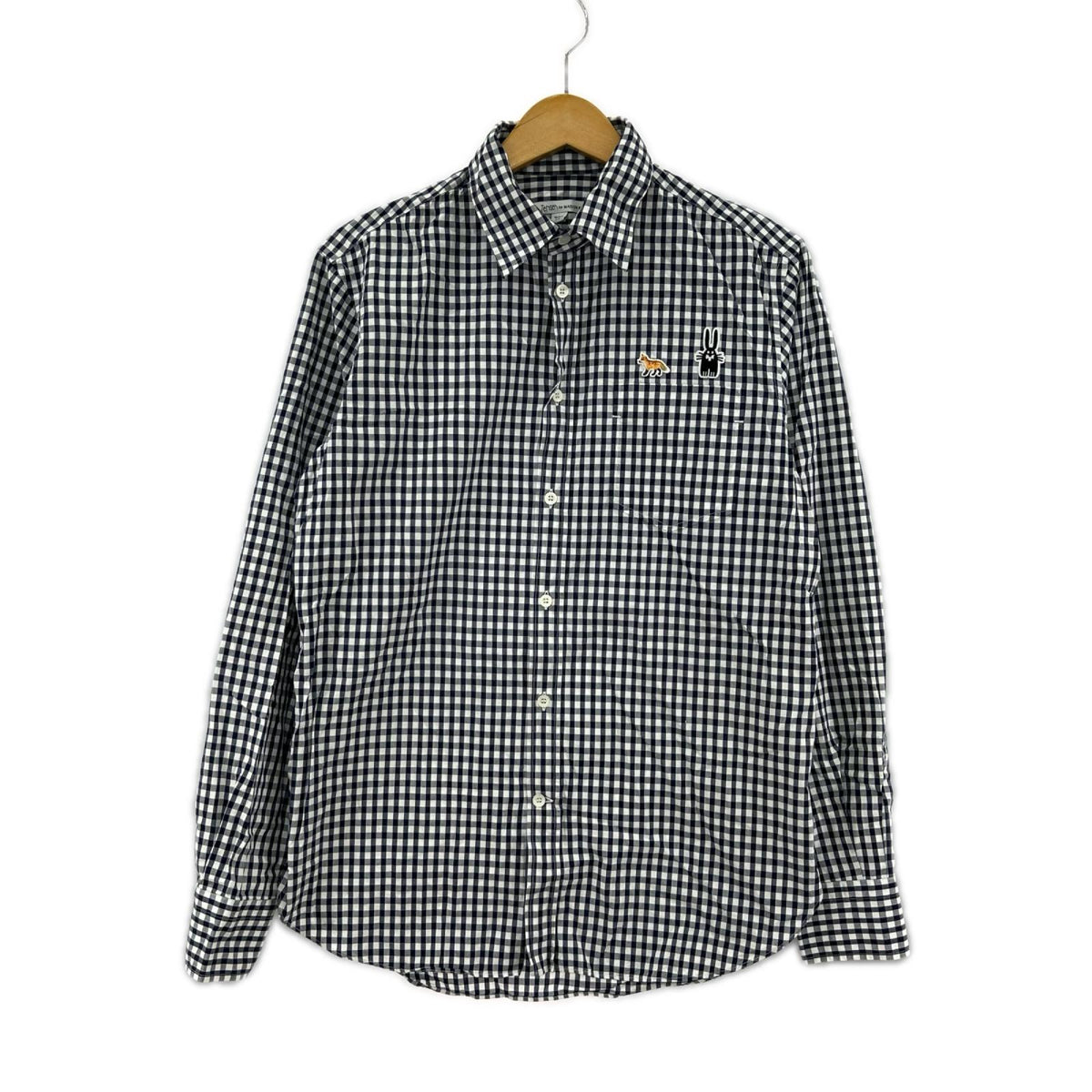 長袖シャツ MAISON KITSUNE × Peter Jensen チェックシャツ