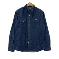長袖シャツ MAISON KITSUNE デニムウェスタンシャツ 濃紺 M