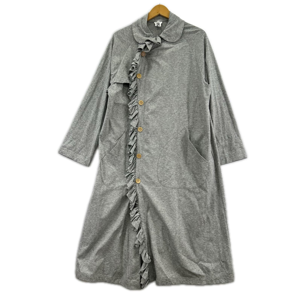 ワンピース noir kei ninomiya フリルワンピース グレー (S) S グレー
