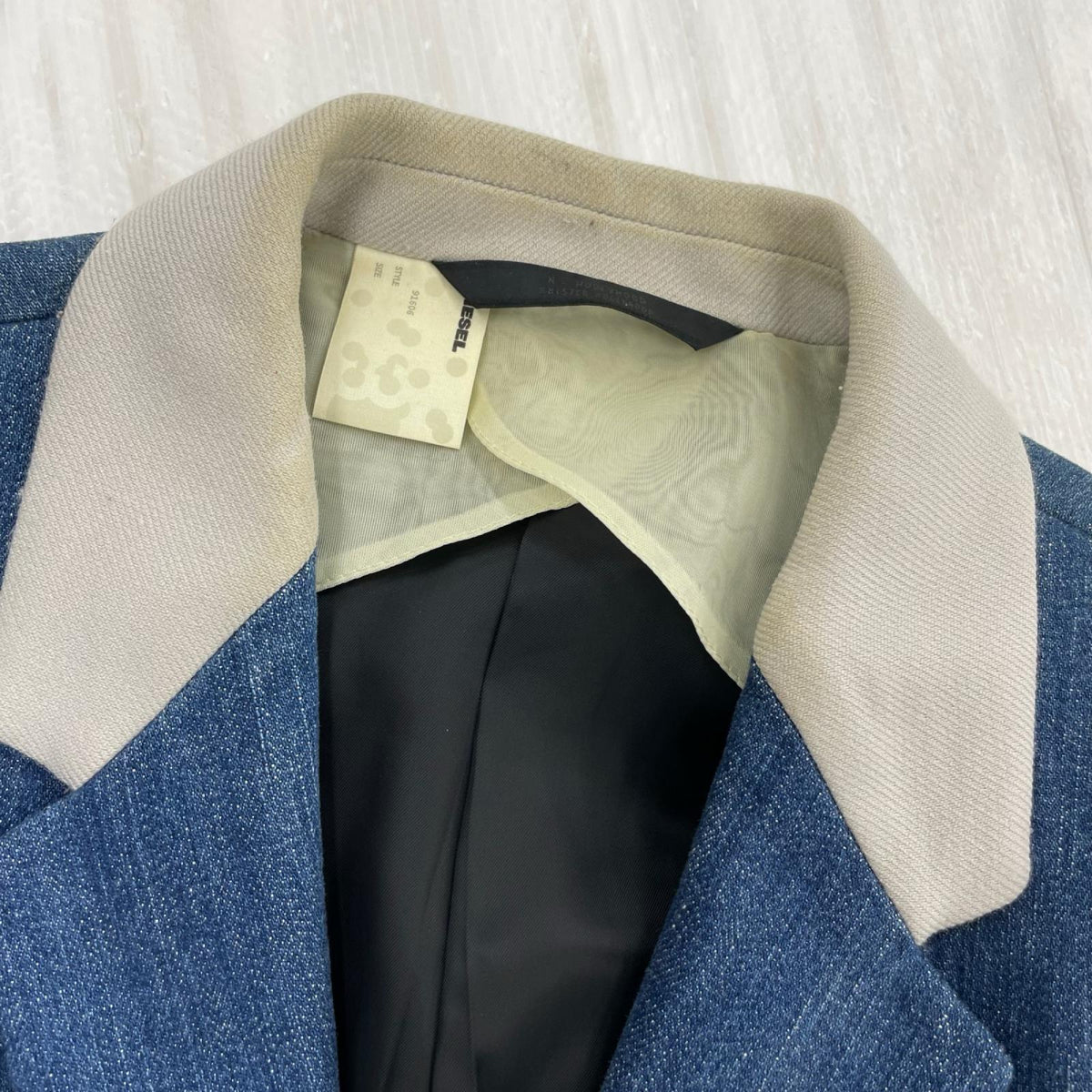 ジャケット ×DIESEL ※首元黄ばみ