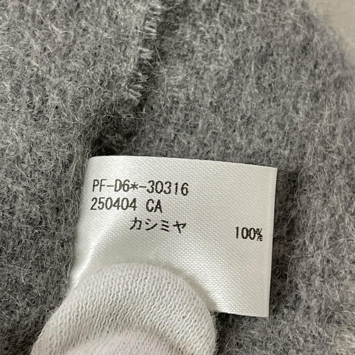 その他アクセサリー カシミヤ 100% マフラー グレー