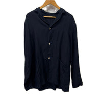 長袖シャツ 24SS 折って折ってSHIRT JACKET ネイビー
