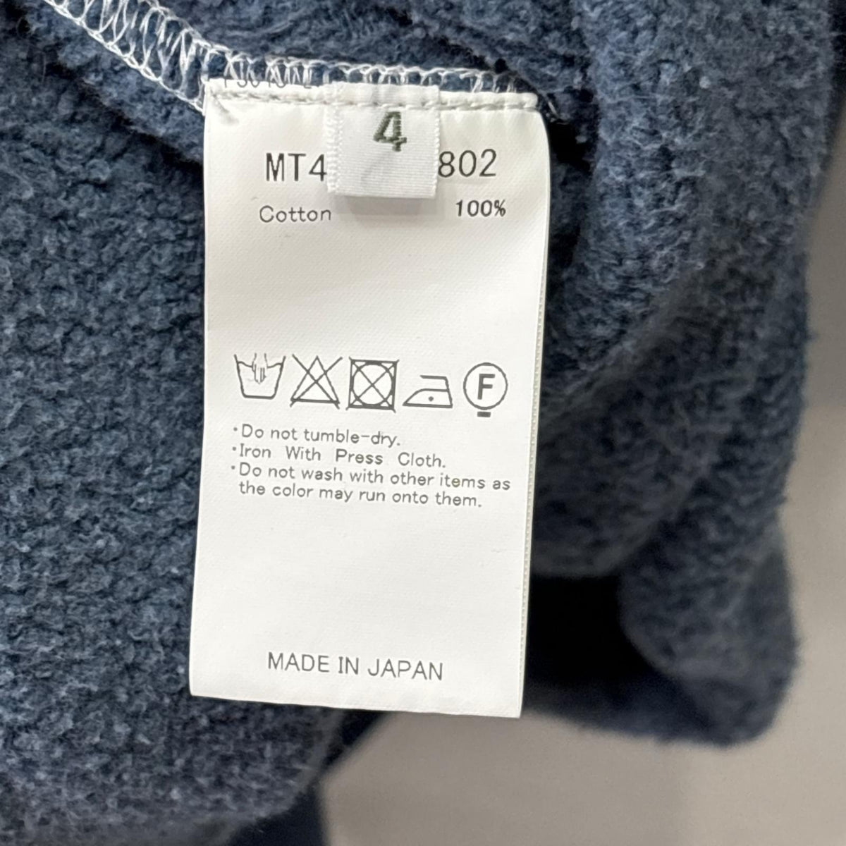 スウェット 24SS VINTAGE JIP スエット ブルー