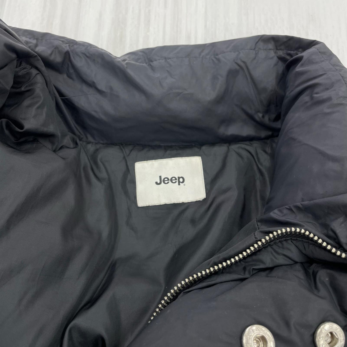 ダウンジャケット JEEP エクスプローラーハイブリット ダウンジャケット ブラック XL ブラック
