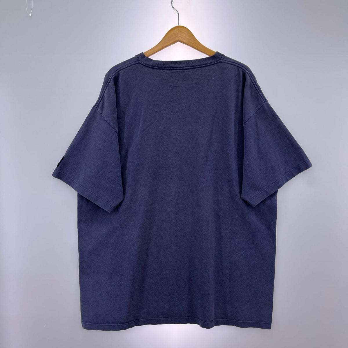 半袖Tシャツ 90S USA製 ヤンキース 紺 (XL) ネイビー