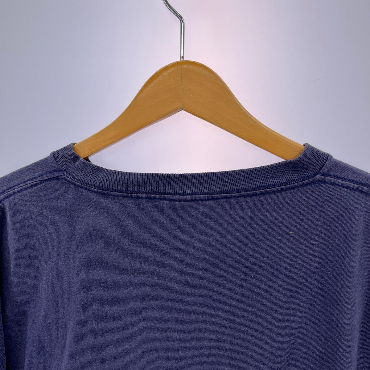 半袖Tシャツ 90S USA製 ヤンキース 紺 (XL) ネイビー