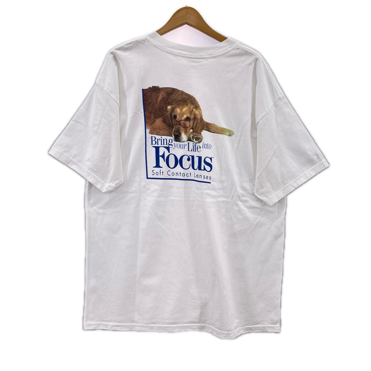 半袖Tシャツ 00S GILDAN ドッグプリント 白 (XL) ホワイト