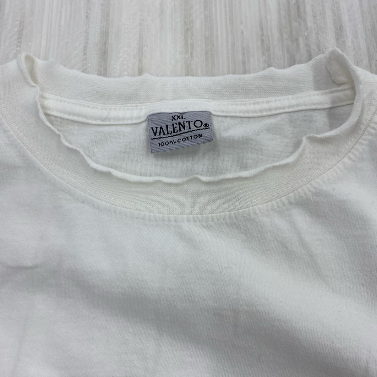 半袖Tシャツ VALENTO AFANIAS. POR LA CULTURA WHT XXL ホワイト