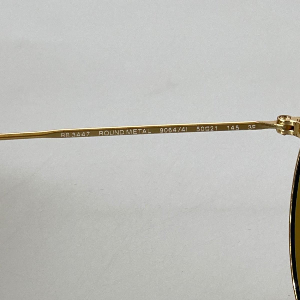 その他アクセサリー RB3447 ROUND METAL ゴールド