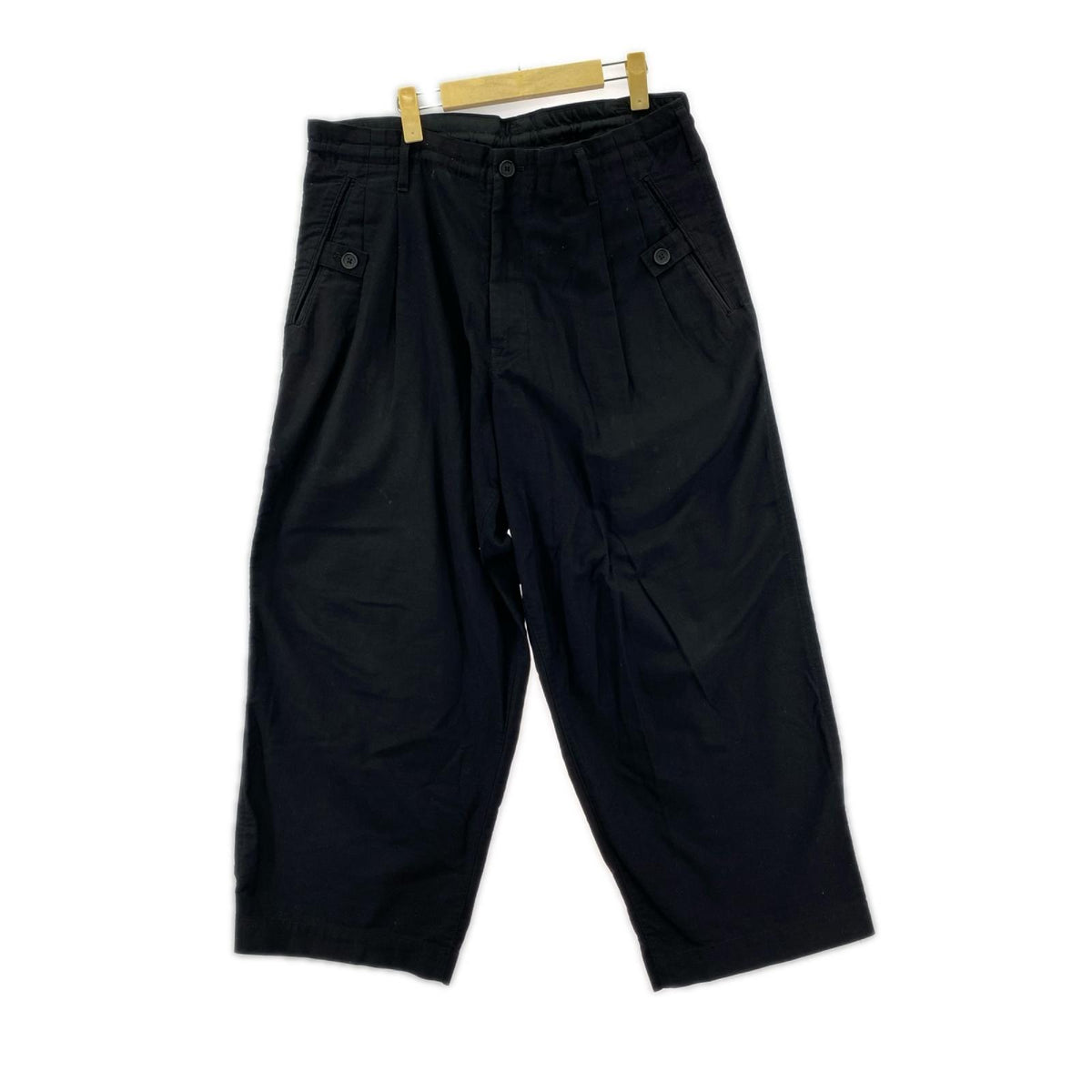 パンツ pour homme COTTON TWILL PANTS ブラック (2) 2 ブラック