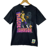 半袖Tシャツ ロサンゼルスレイカーズ マジック・ジョンソン ブラック (M) M ブラック