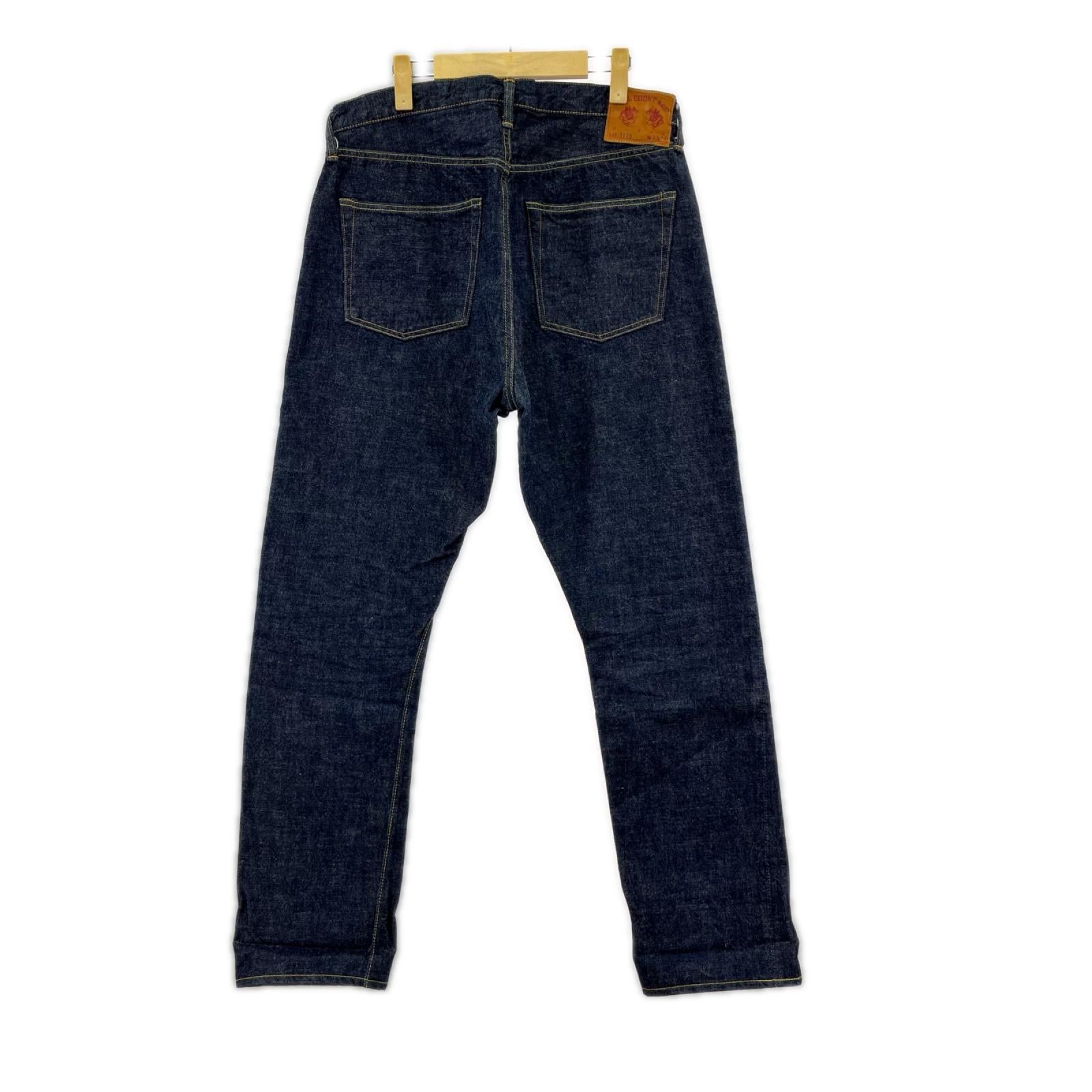 デニムパンツ TAPERED DENIM ONE WASH/buru-