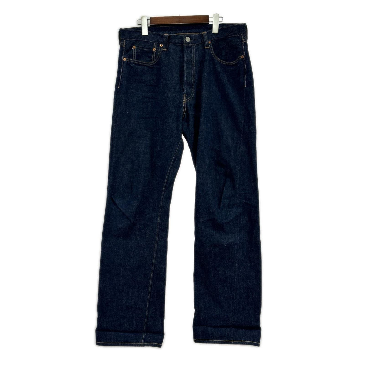 デニムパンツ SLIM STRAIGHT/ブルー