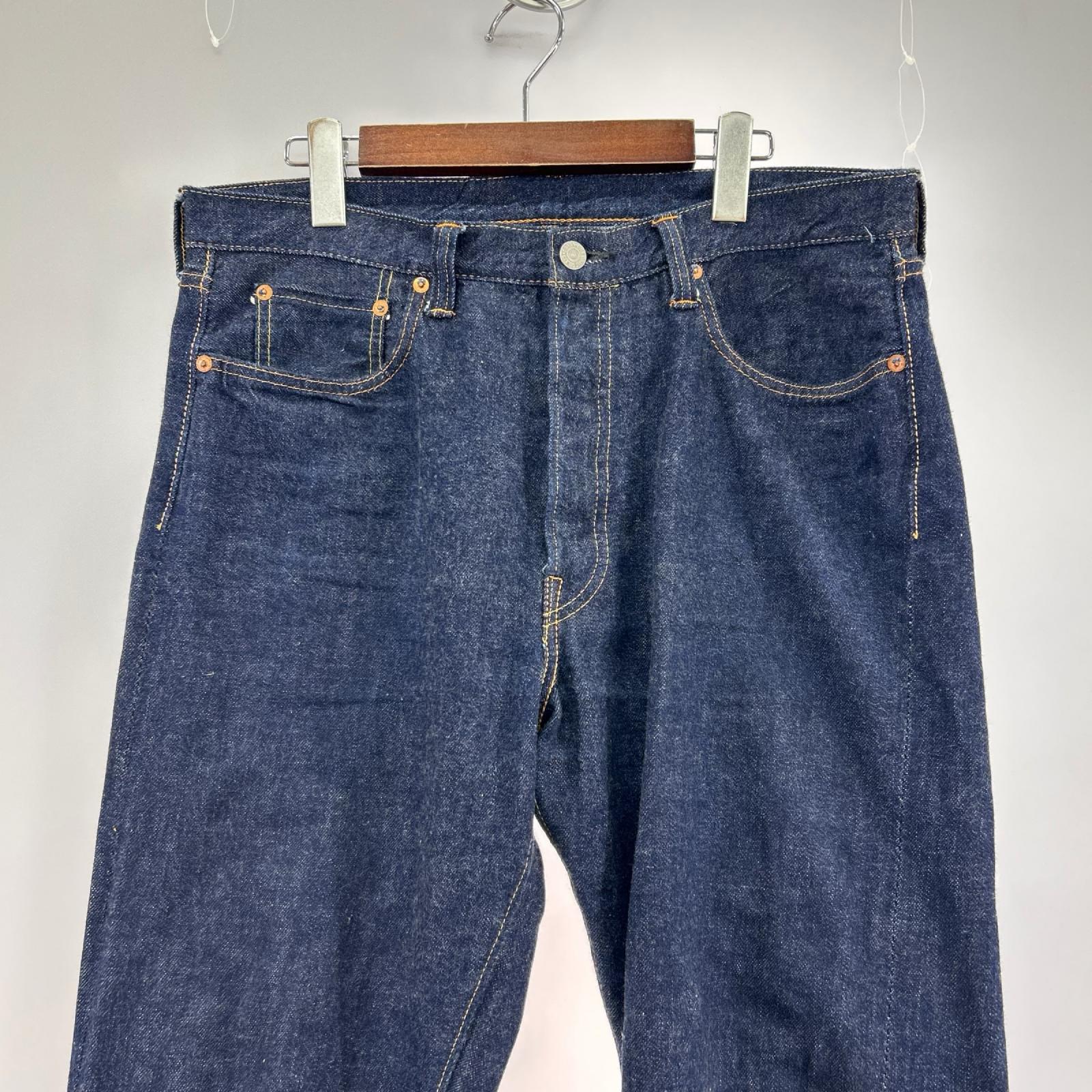 デニムパンツ SLIM STRAIGHT/ブルー