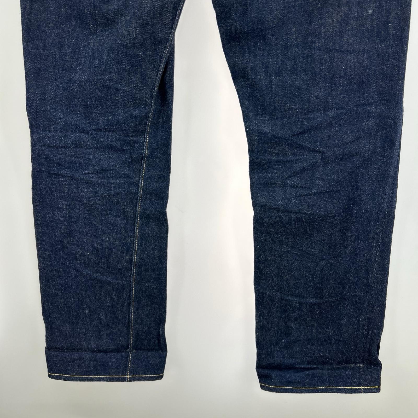デニムパンツ SLIM STRAIGHT/ブルー