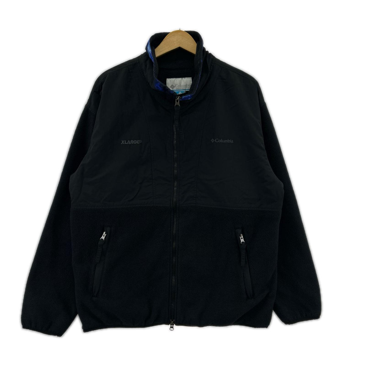 ジャケット Columbia ジップフリース 黒 XL ブラック
