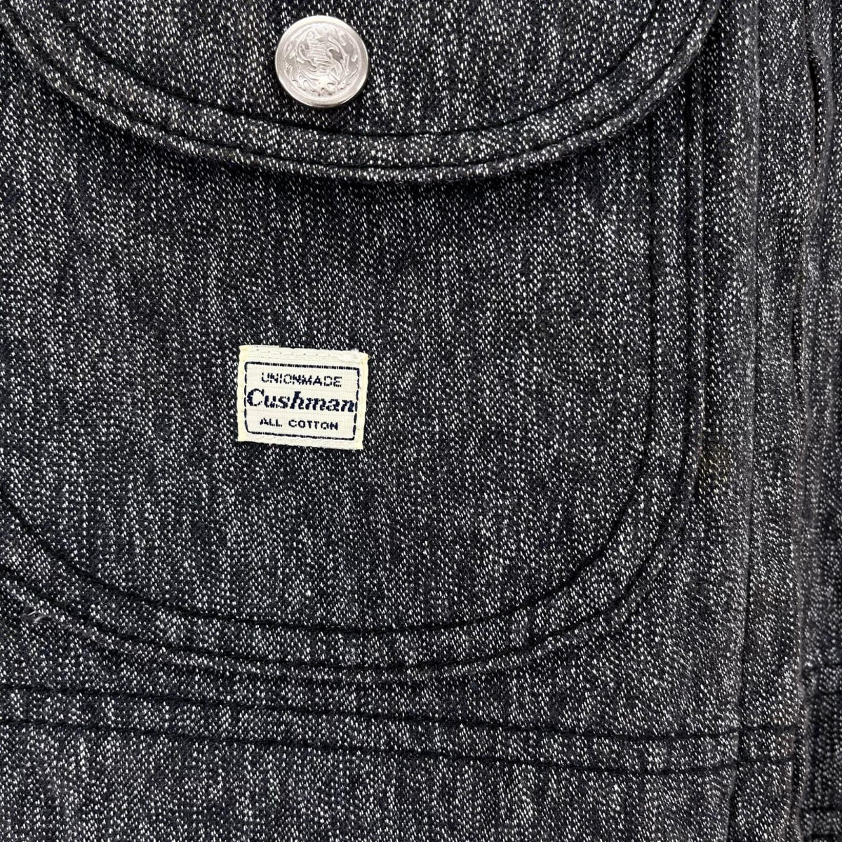 オーバーオール Lot22019 WORK CLOTHES ブラックシャンブレー (M) M