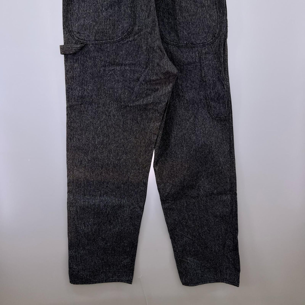 オーバーオール Lot22019 WORK CLOTHES ブラックシャンブレー (M) M