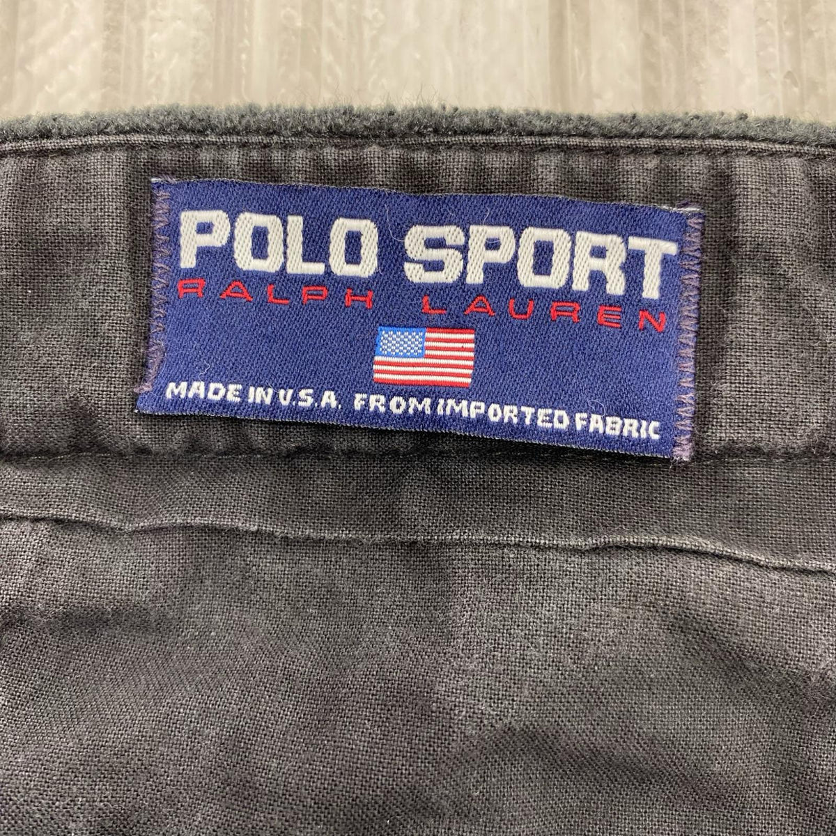 パンツ POLO SPORT コーデュロイパンツW36 38 ブラック