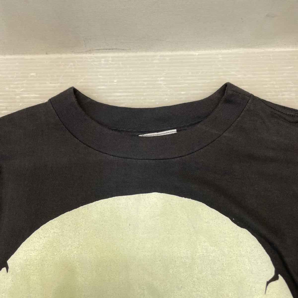 半袖Tシャツ 90s LATTEL MY BONES スカル 蓄光プリントTシャツ WILD ELEPHANTタグ LL ブラック