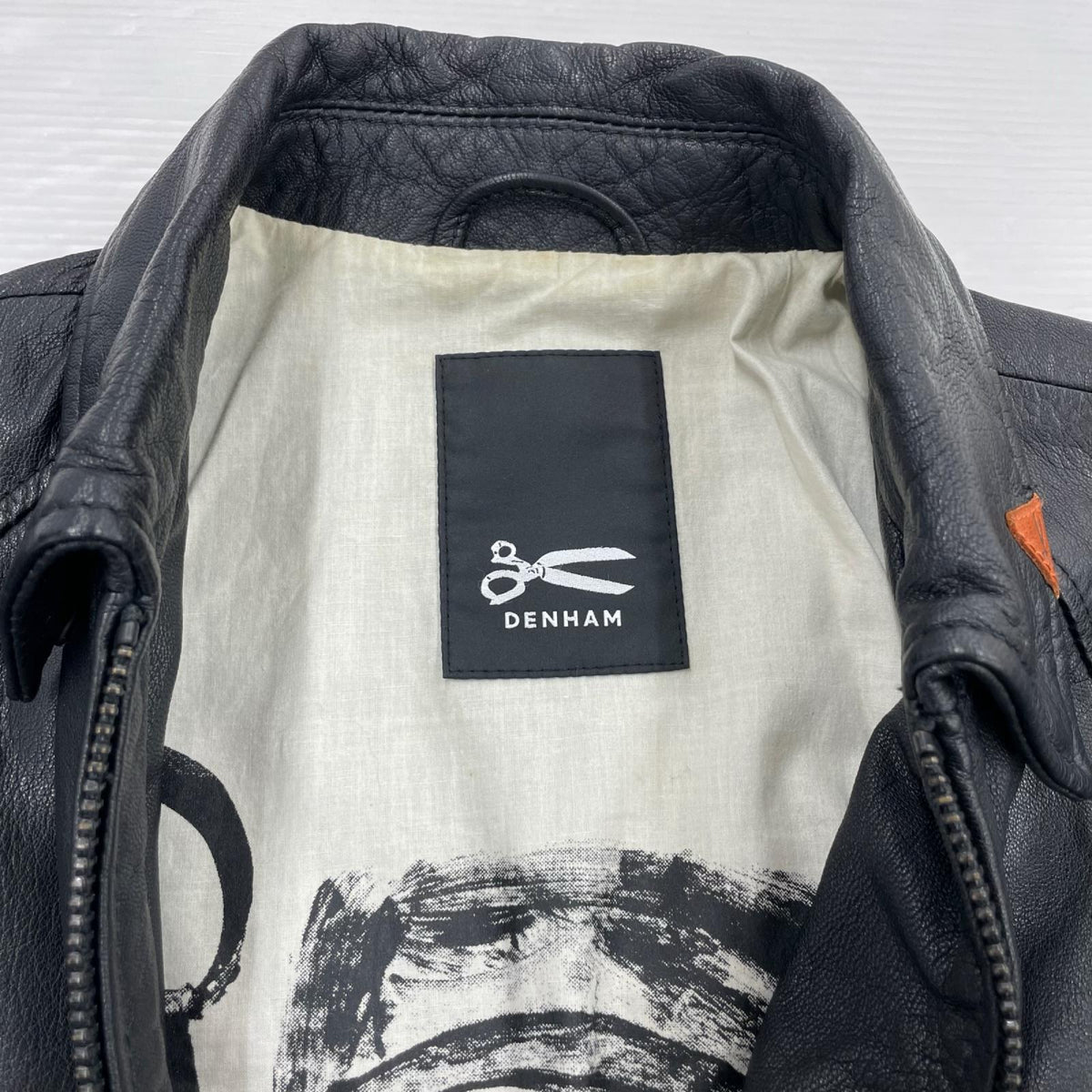 レザージャケット 山羊革 黒 シングル S ブラック