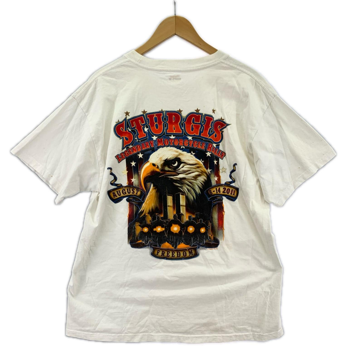 半袖Tシャツ 2011 sturgis ホワイト L ホワイト