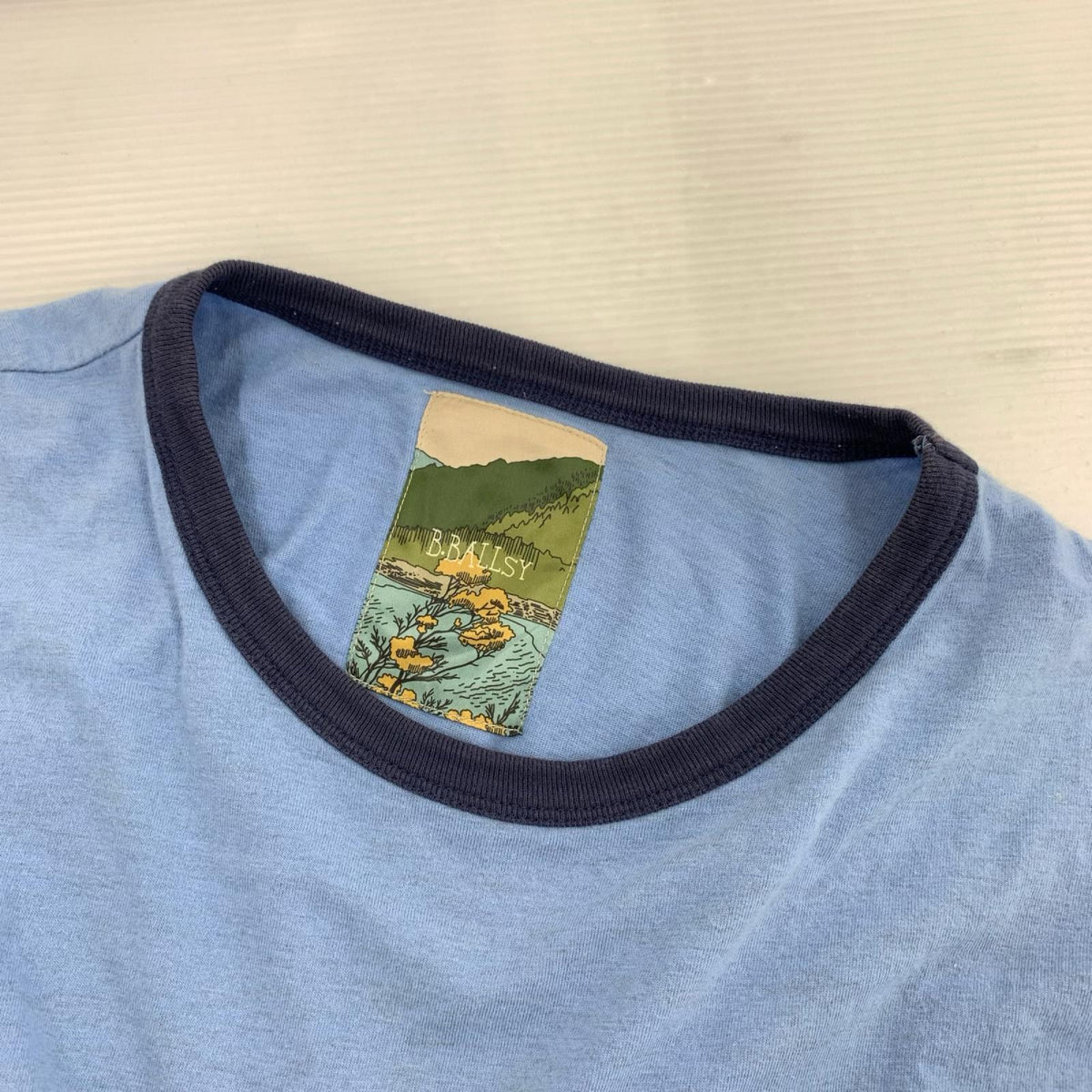 半袖Tシャツ B.BALLSY ライトブルー M