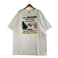 半袖Tシャツ 90S メキシコ製 ガンジャ マルボロ 白 (XL) ホワイト
